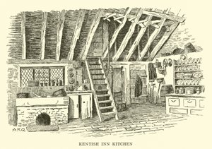 Kentish Inn Kitchen by Alfred Robert Quinton